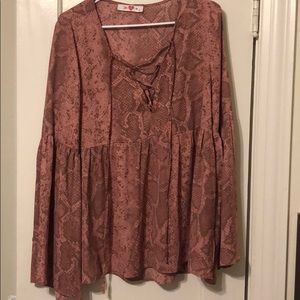 Buddy Love bell sleeve top